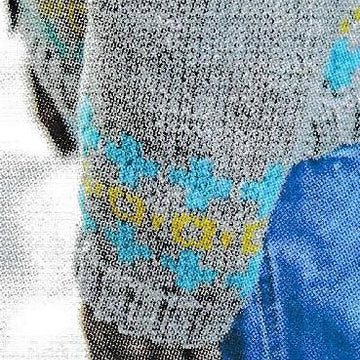 Fair Isle Shawl Collar Cardigan