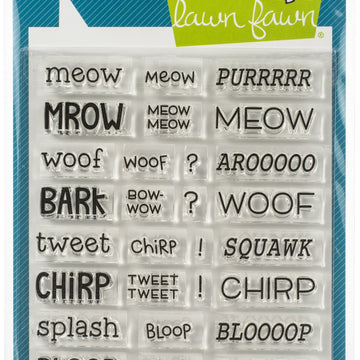 Lawn Fawn Clear Stamps 4"X6" - Critter Chatter: Pets