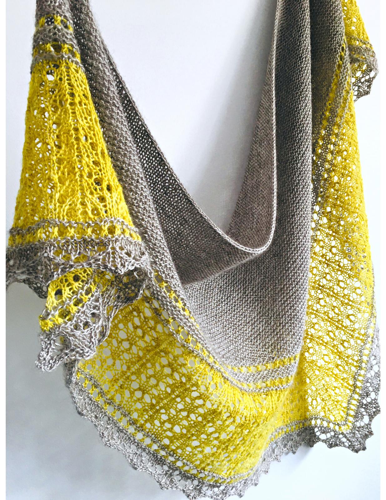 Mimosa Frost Shawl