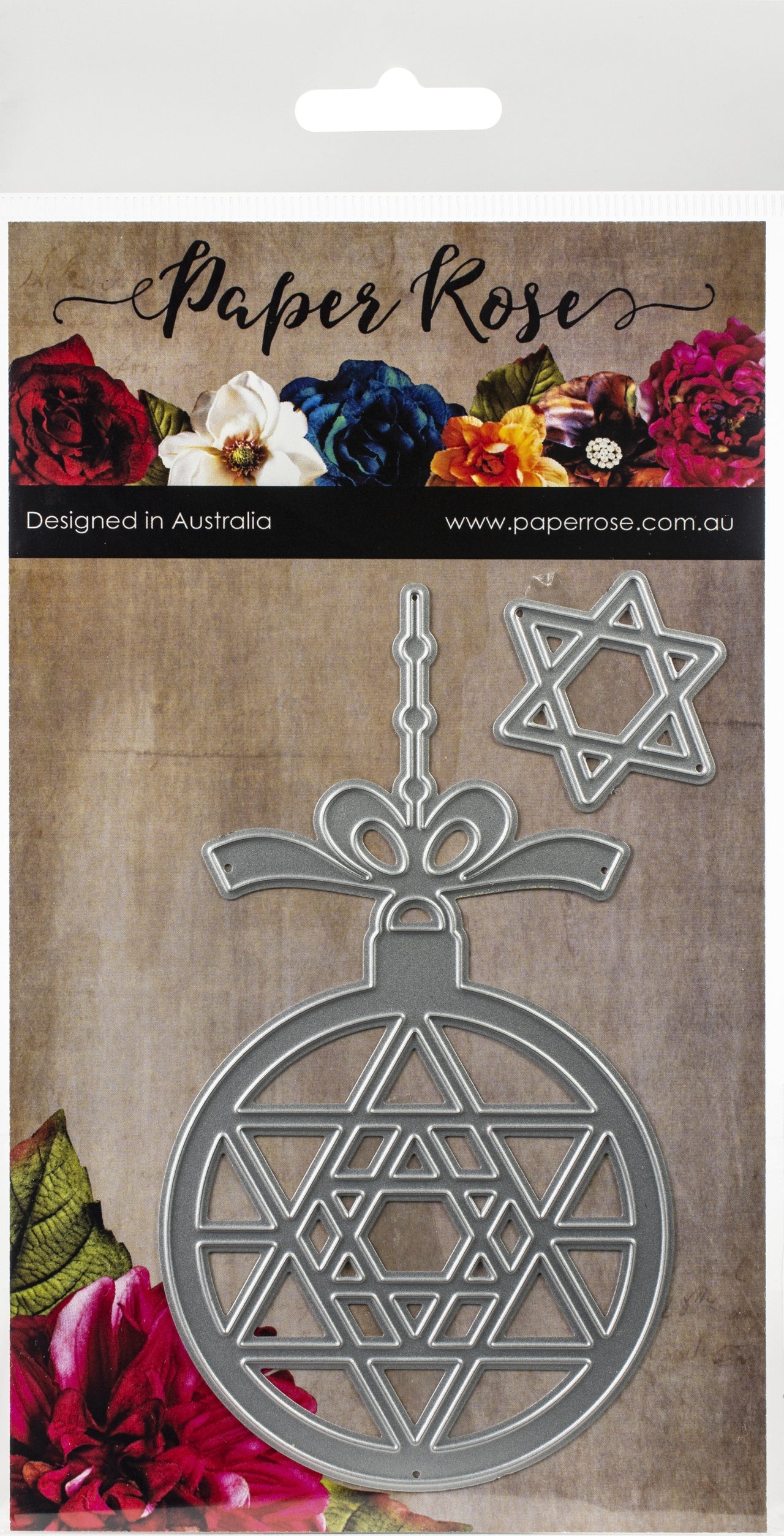 Paper Rose Dies - Layered Star Ornament 1