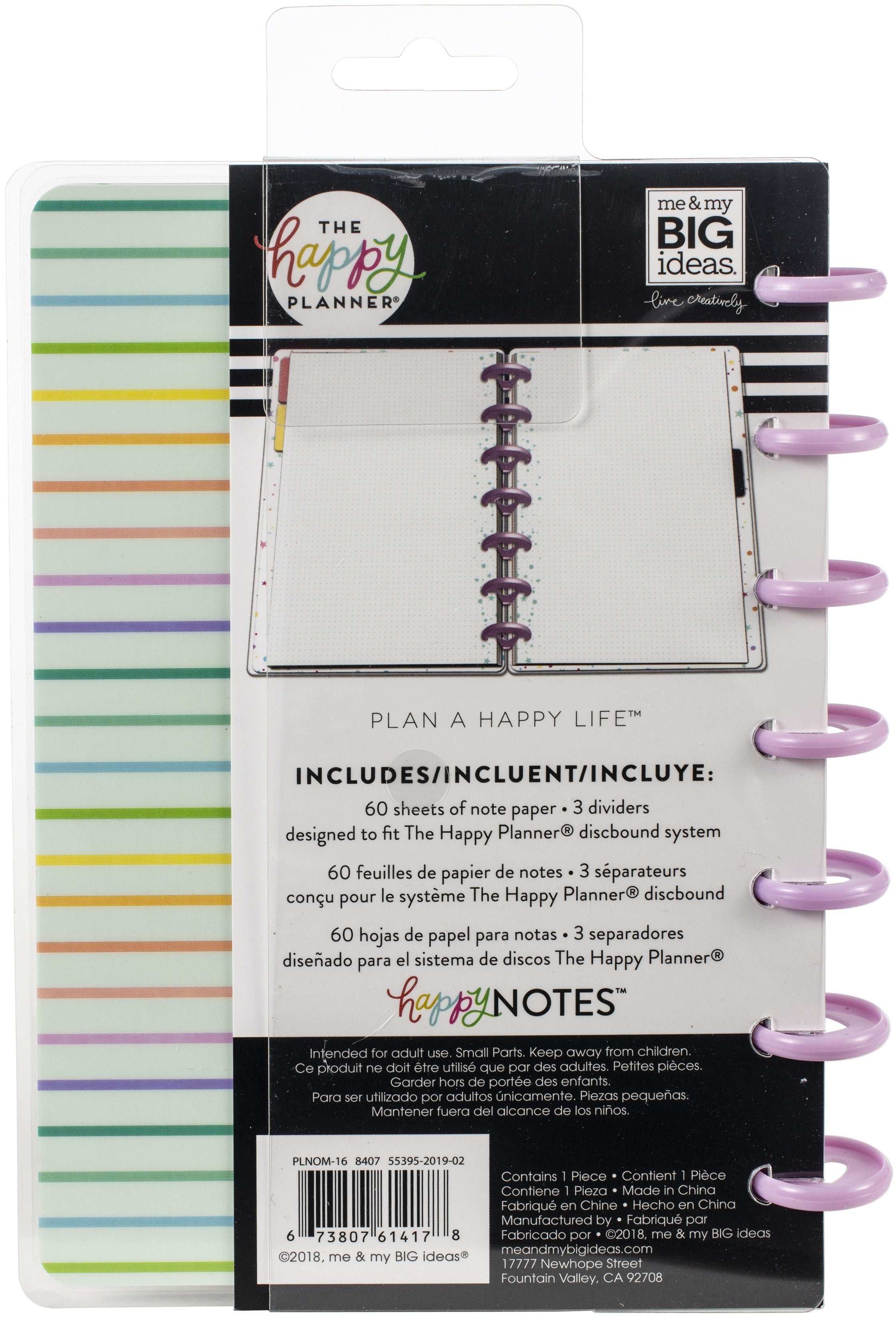Happy Planner Mini Notebook W/60 Sheets - Be You Not Them Educational