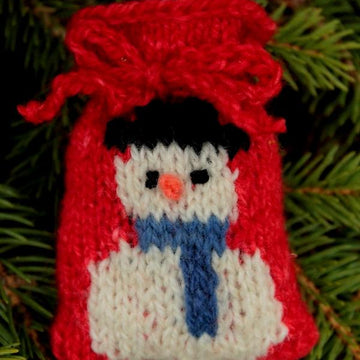 27 Knitted Christmas Santa Sacks