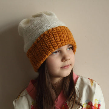 Two Color Slouchy Beanie