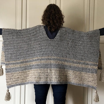 Crochet Ruana Pattern: Easy-Breezy Crochet Ruana