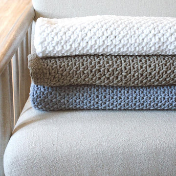Chunky Chenille Throw Blanket