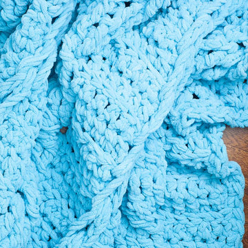Braids and Twists Chunky Throw