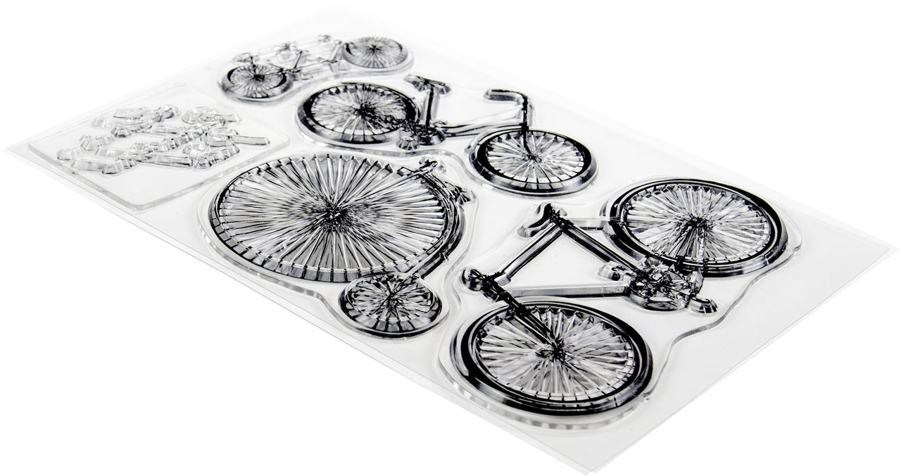American Crafts BoBunny Stamps - Bicycles