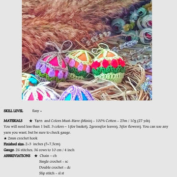 Flower Decor For Easter Eggs