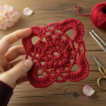 Crochet Square Motif Pdf + Video Tutorials