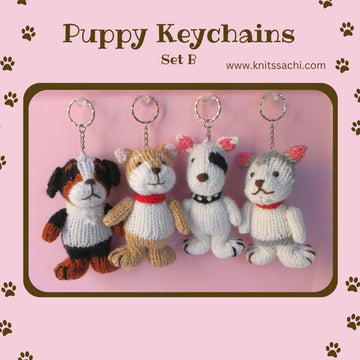 Puppy Keychain Set (B)