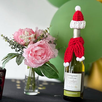 Wine Bottle Hat and Scarf