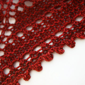 Picot Bind-Off Kerchief