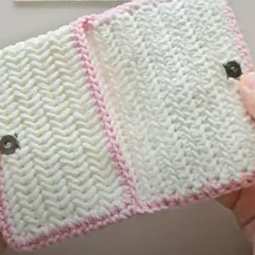 Card Case with a Cut Bow