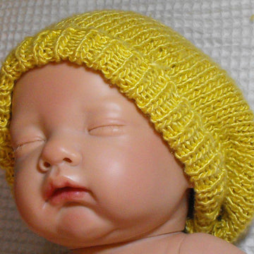 BABY SILK SLOUCH KNITTING PATTERN - MADMONKEYKNITS