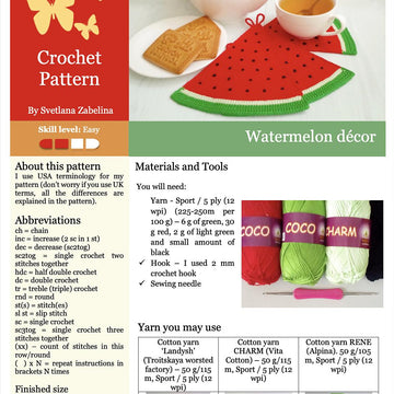 326 Watermelon decor