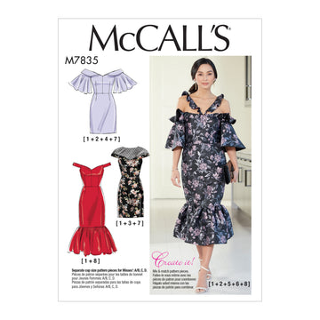 McCall's Misses' Dresses M7835 - Sewing Pattern