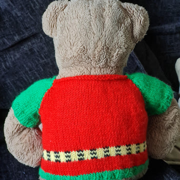 Robin Batman teddy bear knitted jumper