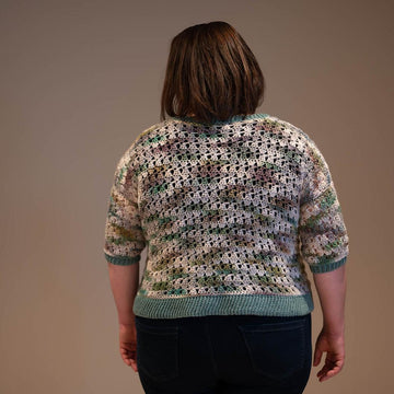 3/4 Sleeves Crochet Sweater
