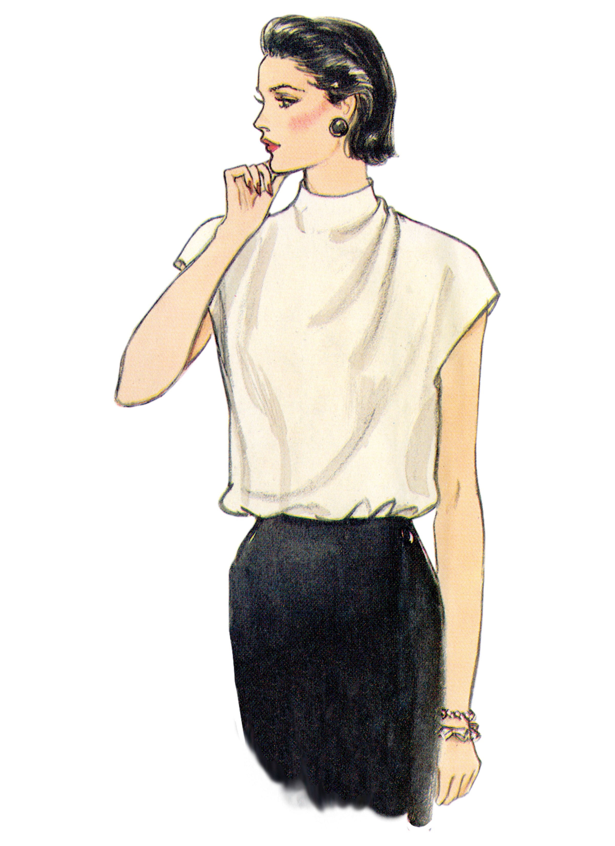 Vogue Sewing Misses' Blouse V1902 - Sewing Pattern