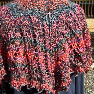 Phoenix Ascending shawlette