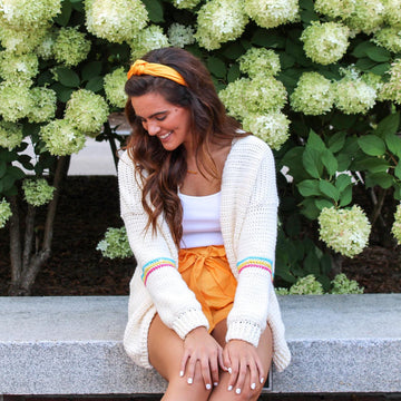 Happy Stripes Cardigan