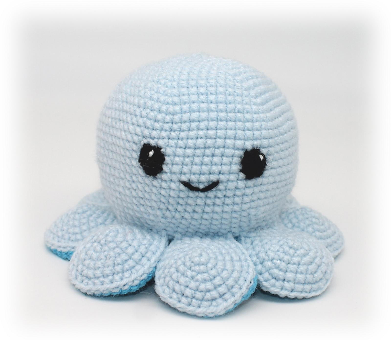 Crochet Reversible Octopus, Double-sided Octopus Pattern