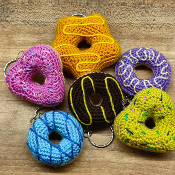Donut Keychain Set
