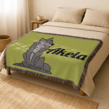 Akela Blanket Wolf Throw C2C CROCHET PATTERN Queen Size The Jungle Book Stroller Mowgli
