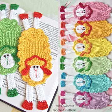 054 Sheep Bookmark or decor Amigurumi