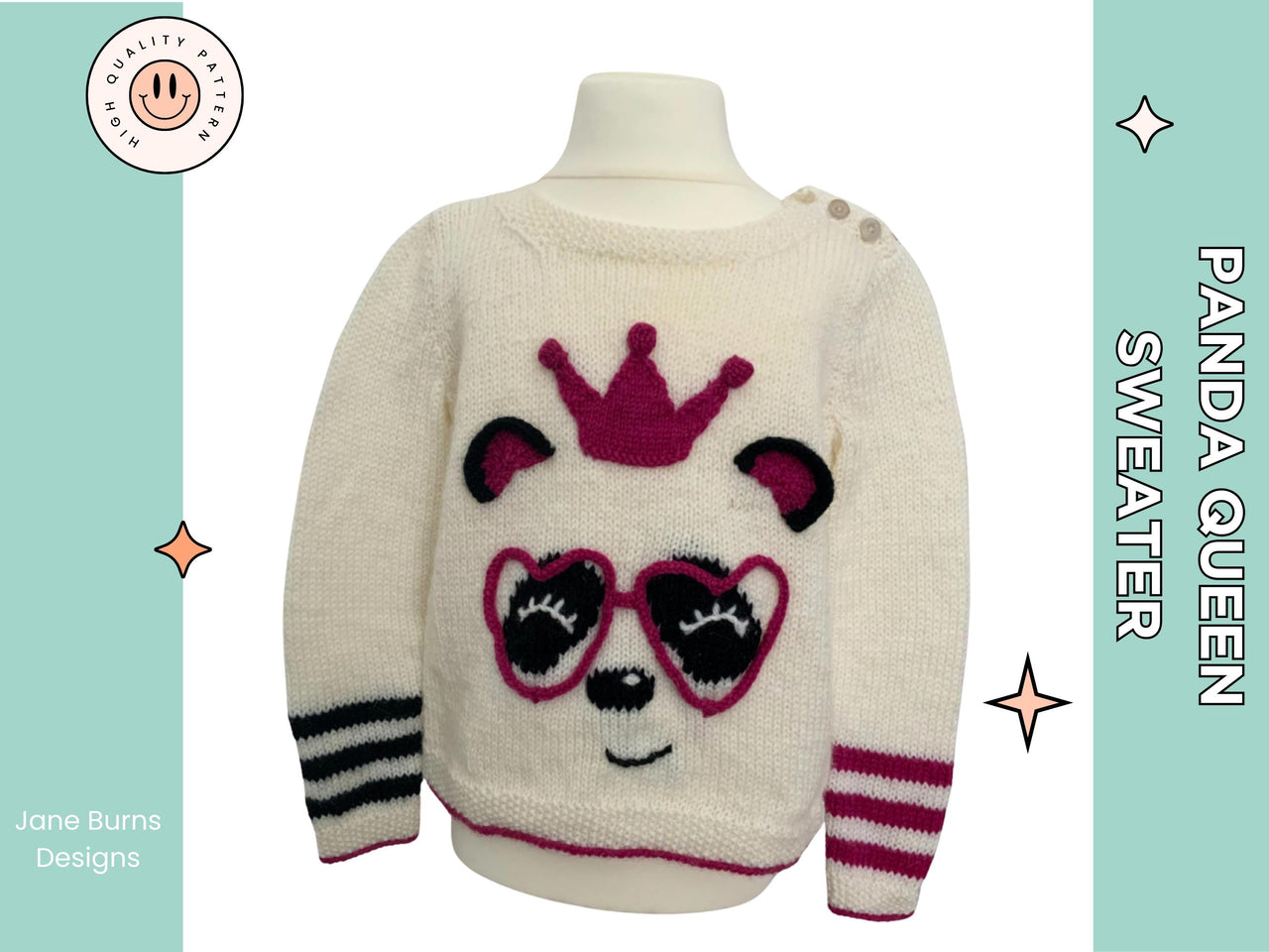 Panda Queen, Panda Pullover for Party Princess