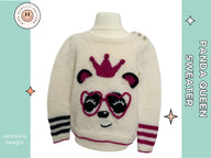 Panda Queen, Panda Pullover for Party Princess