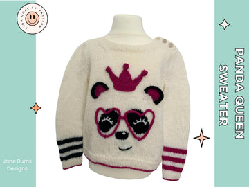 Panda Queen, Panda Pullover for Party Princess