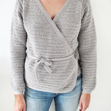 Cherry Blossom Wrap Cardigan