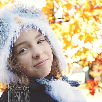 Arctic Snowy Owl Bonnet Crochet PDF Pattern