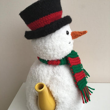 Mr Snowman tea cosy