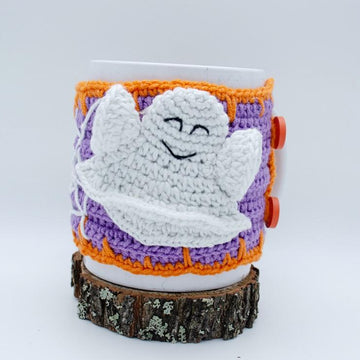 Crochet Halloween Mug Cozy
