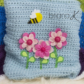 Rainbow Pocket Blanket Crochet