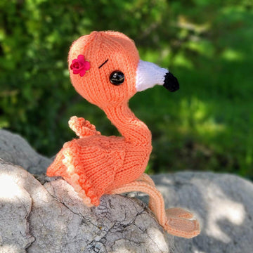 Sitting Pretty Flamingo