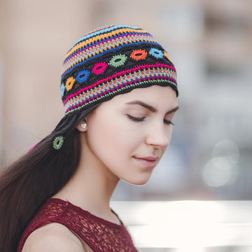 Rainbow hat