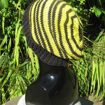 Alternate Random Stripe Slouch Hat