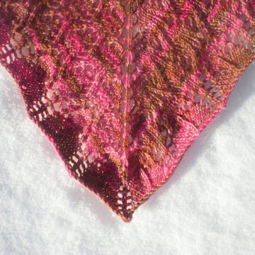 Fuchsia Bloom Shawlette