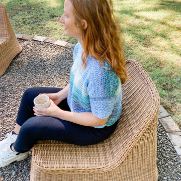 Tidepool Tee Summer Crochet Top Pattern