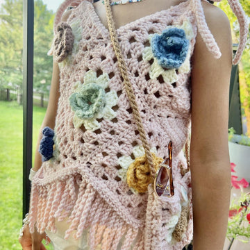 Pink Sunshine Crochet Set