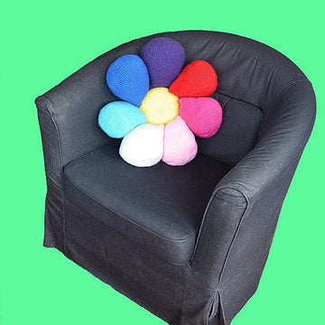 Flower Pillow Crochet Pattern, Flower Crochet Pattern