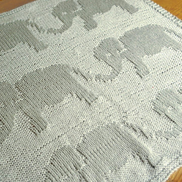 Easy Elephant Baby Blanket