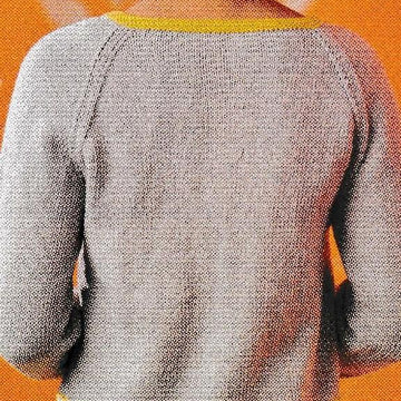 Squares Border Cardigan