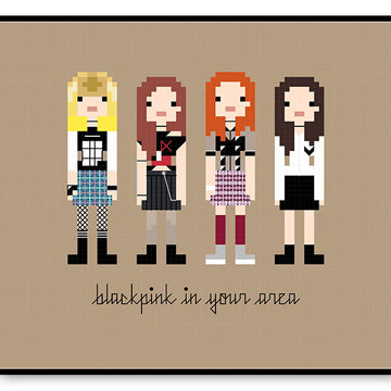 BLACKPINK - Boombayah - PDF Cross Stitch Pattern