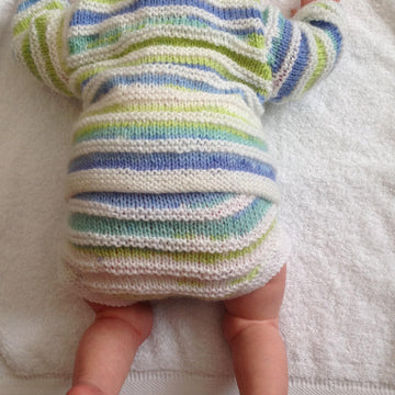 Baby cardigan and shorts set