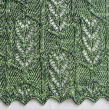 Narita Cable Lace Shawl