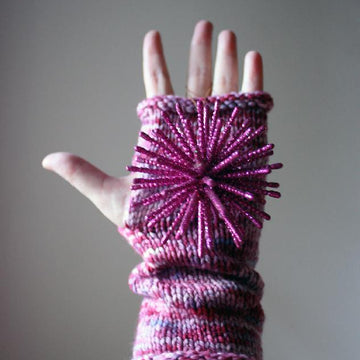 Longue Fingerless Mittens or Mitts